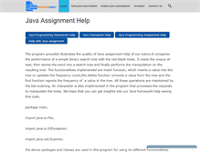 Tablet Screenshot of javaprojecthelp.com